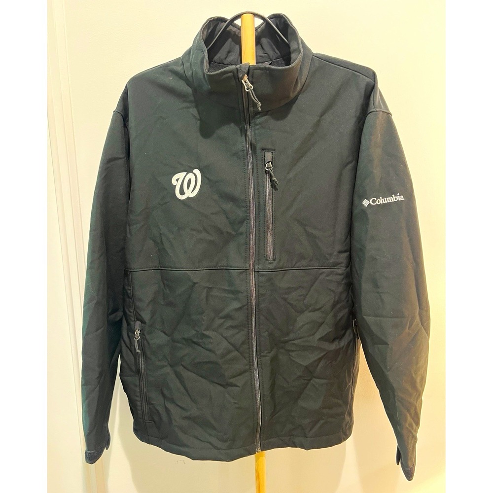Columbia Washington Nationals Ascender Softshell Jacket Black MLB C1406MO XXL